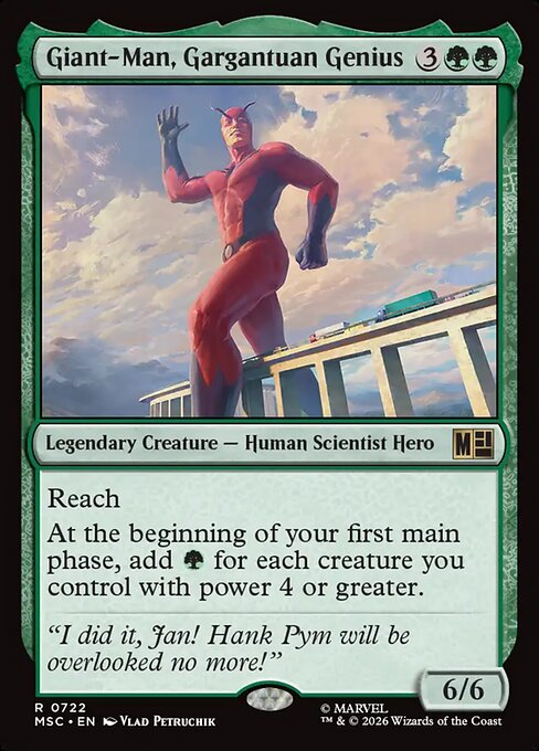 Giant-Man, Gargantuan Genius - MSC - 722