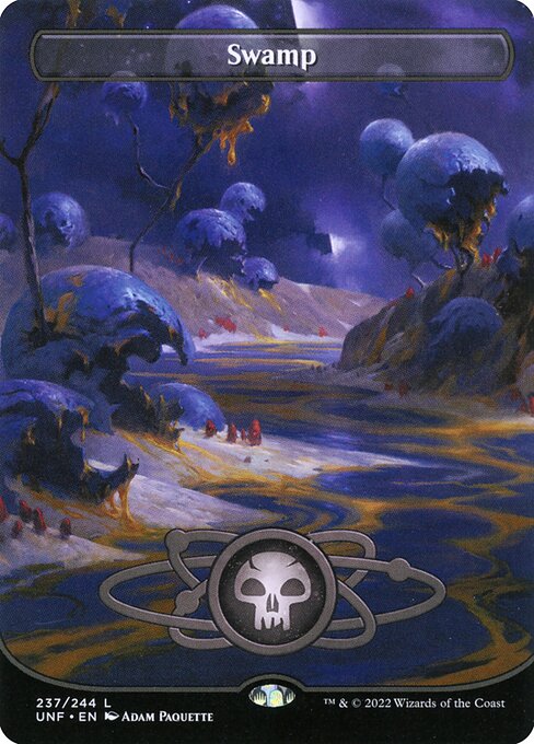 Swamp (237) (Borderless) (Foil) - UNF - 237