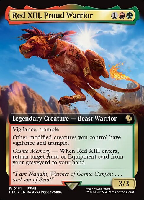 Red XIII, Proud Warrior (Extended Art) - FIC - 181