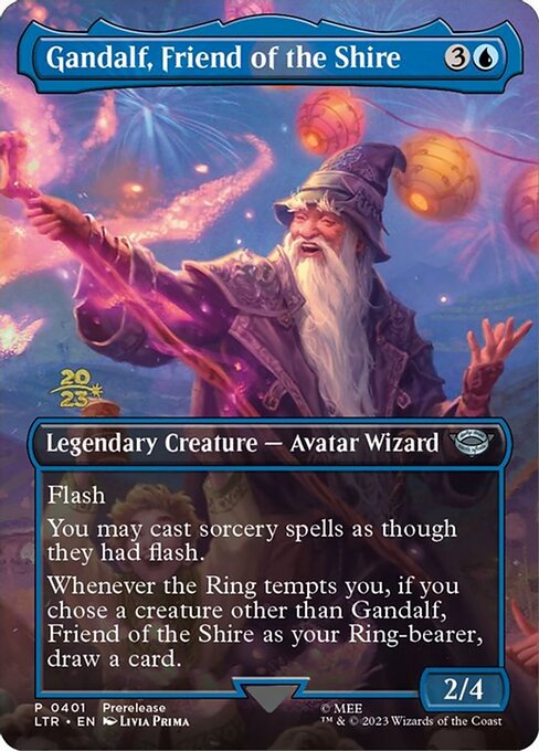 Gandalf, Friend of the Shire (Foil) - PLTR - 401s