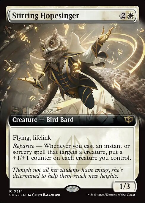 Stirring Hopesinger (Extended Art) (Foil) - SOS - 314