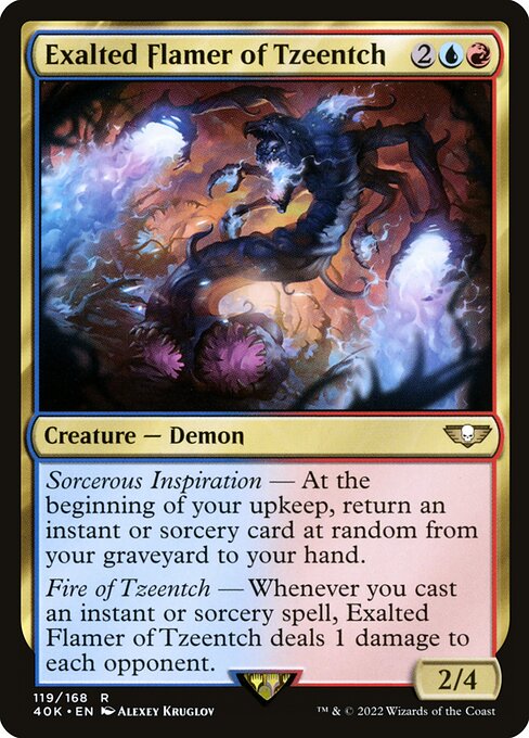 Exalted Flamer of Tzeentch - 40K - 119
