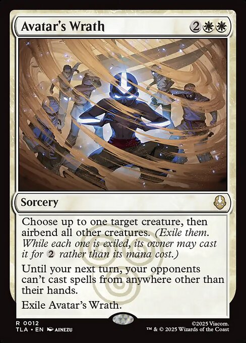 Avatar's Wrath (Foil) - TLA - 12
