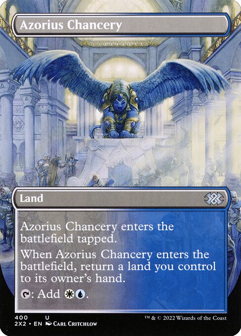 Azorius Chancery (Borderless) (Foil) - 2X2 - 400