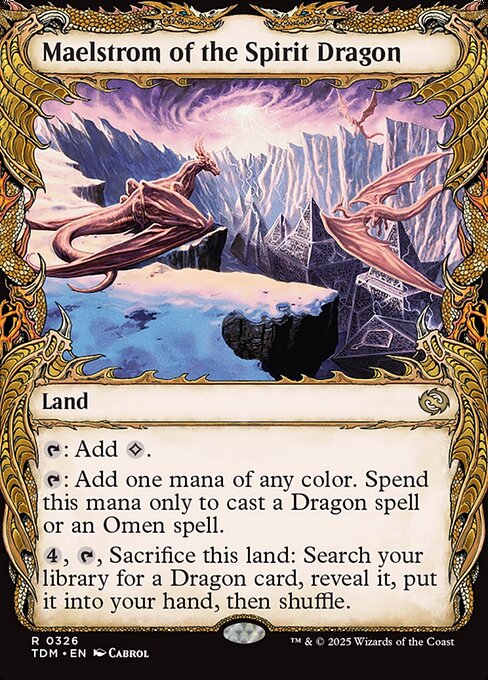 Maelstrom of the Spirit Dragon (Showcase) (Foil) - TDM - 326