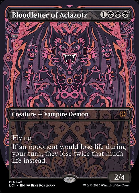 Bloodletter of Aclazotz (Borderless) - LCI - 336