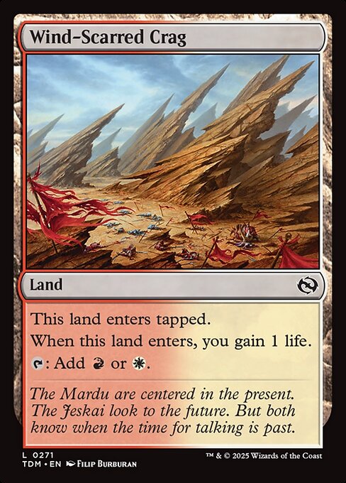 Wind-Scarred Crag (Foil) - TDM - 271