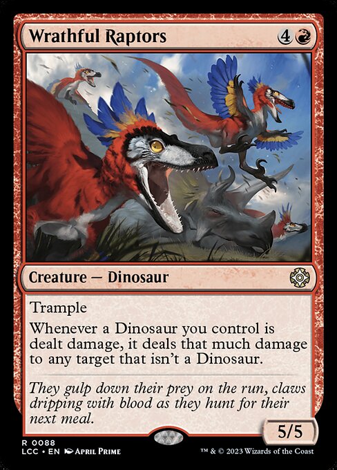 Wrathful Raptors - LCC - 88