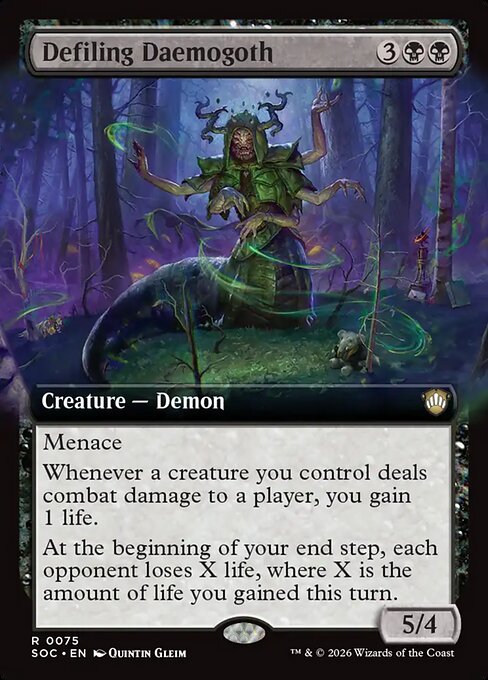 Defiling Daemogoth (Extended Art) - SOC - 75