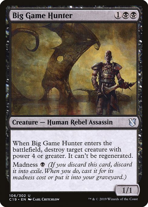 Big Game Hunter - C19 - 106