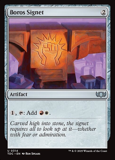 Boros Signet - TDC - 314