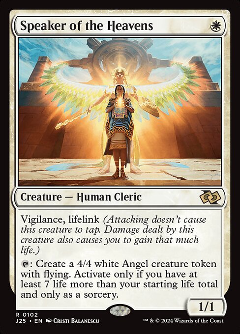 Speaker of the Heavens - J25 - 102