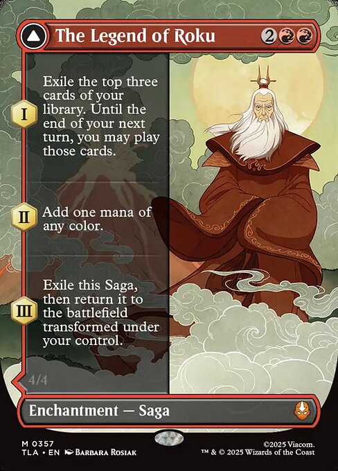 The Legend of Roku (Borderless) (Foil) - TLA - 357