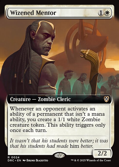 Wizened Mentor (Extended Art) - DRC - 24