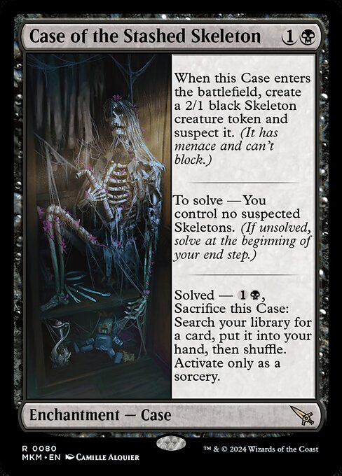 Case of the Stashed Skeleton - MKM - 80