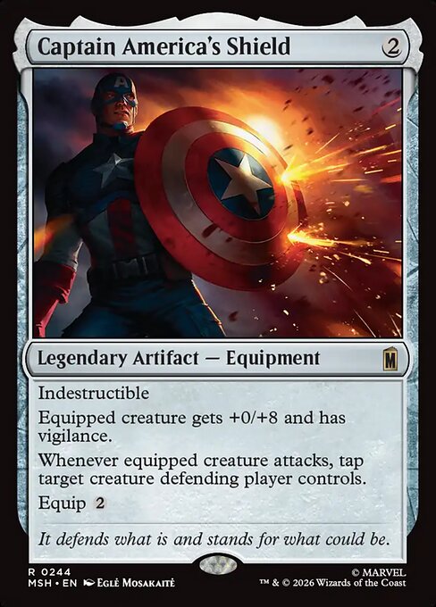 Captain America's Shield - MSH - 244