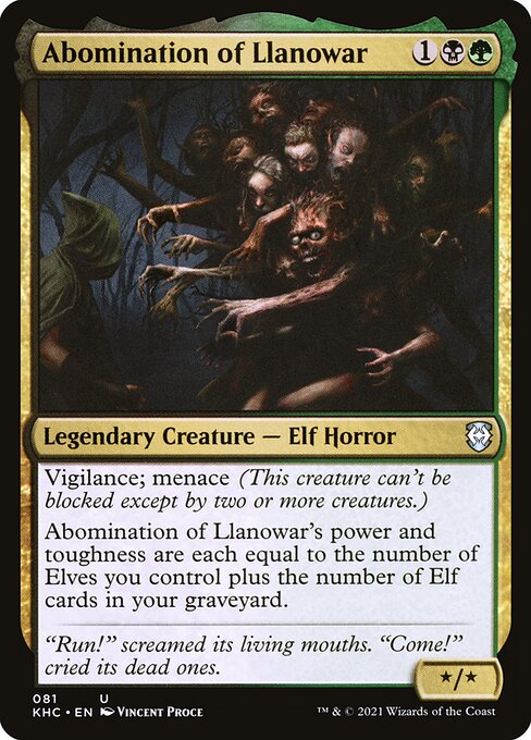 Abomination of Llanowar - KHC - 81