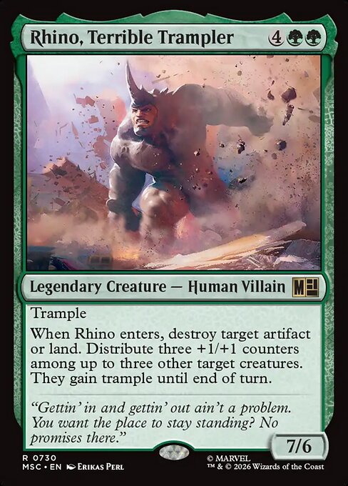 Rhino, Terrible Trampler - MSC - 730