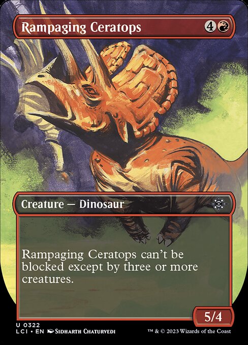 Rampaging Ceratops (Borderless) - LCI - 322