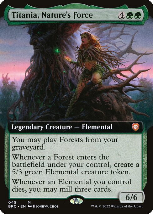 Titania, Nature's Force (Extended Art) - BRC - 45