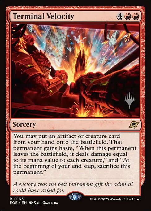 Terminal Velocity (Foil) - PEOE - 163p