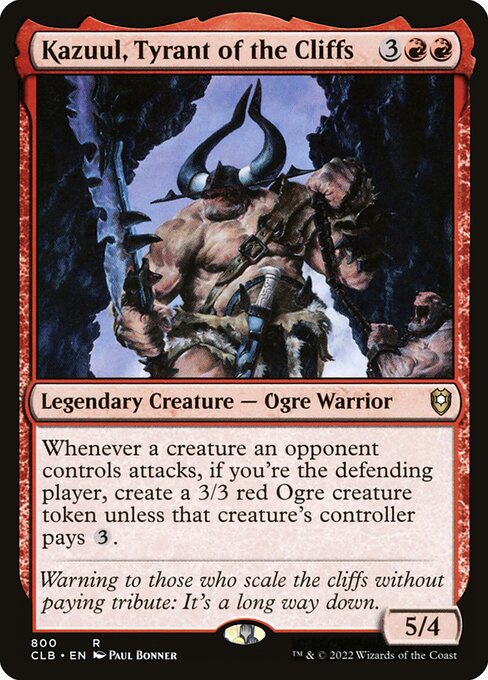 Kazuul, Tyrant of the Cliffs - CLB - 800