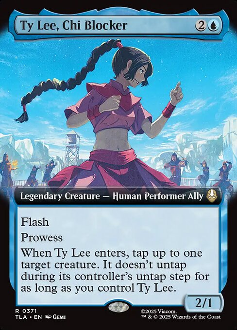 Ty Lee, Chi Blocker (Extended Art) (Foil) - TLA - 371