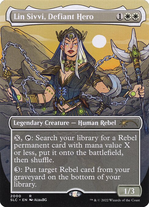 Lin Sivvi, Defiant Hero - SLC - 2000