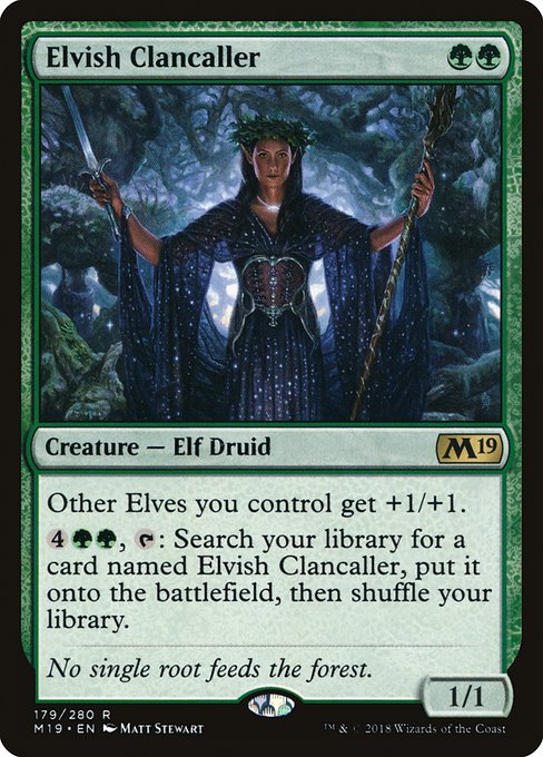 Elvish Clancaller - M19 - 179