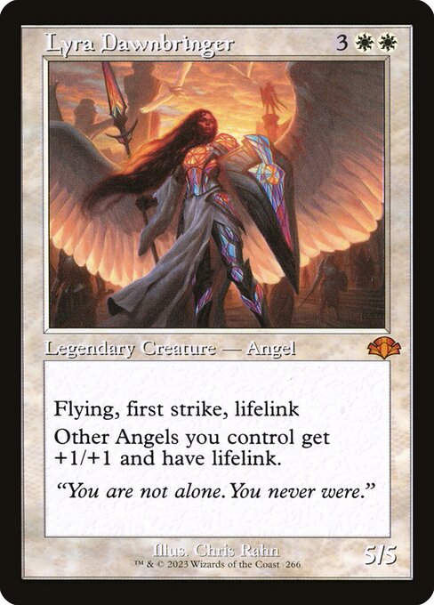 Lyra Dawnbringer (Retro Frame) (Foil) - DMR - 266