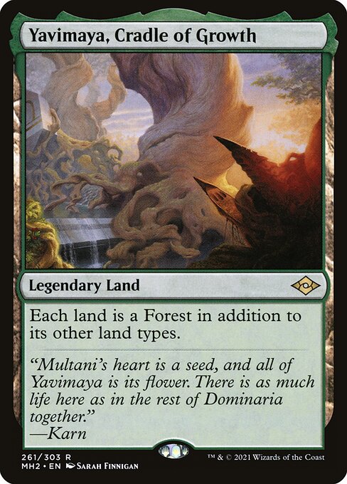 Yavimaya, Cradle of Growth (Foil) - MH2 - 261
