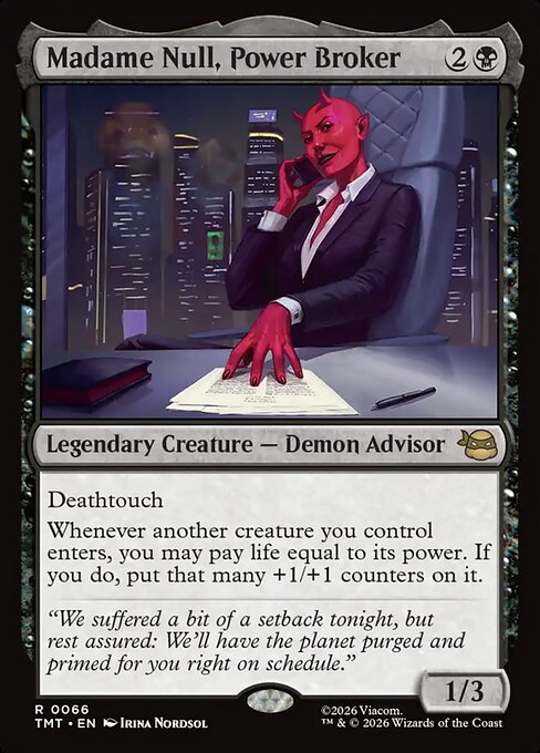 Madame Null, Power Broker - TMT - 66