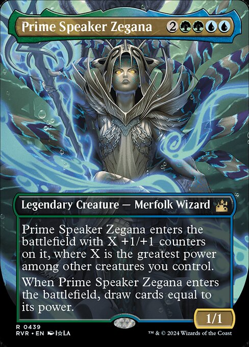 Prime Speaker Zegana (Anime Borderless) (Foil) - RVR - 439