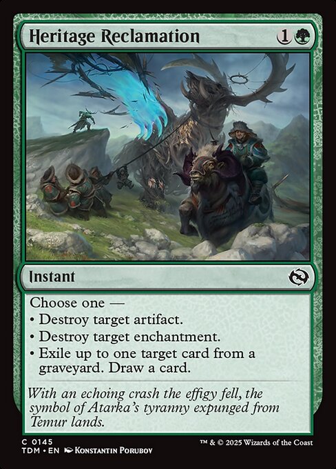 Heritage Reclamation (Foil) - TDM - 145