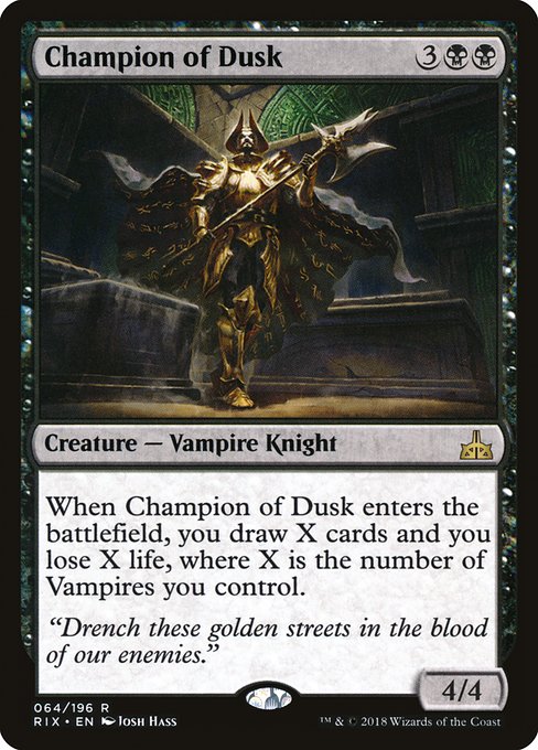 Champion of Dusk - RIX - 64