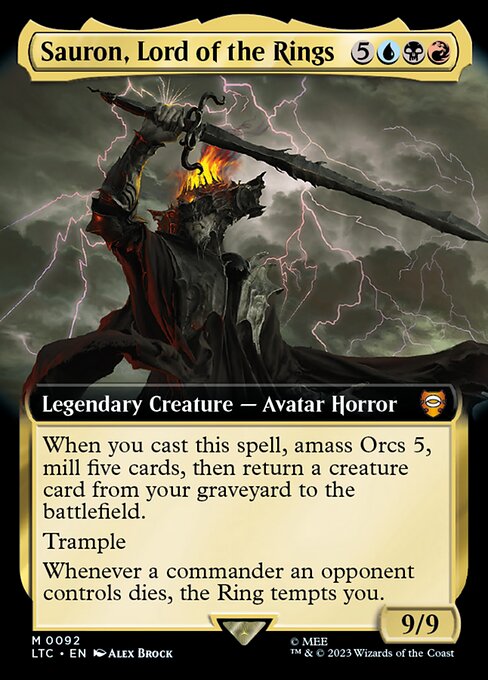 Sauron, Lord of the Rings (Extended Art) - LTC - 92