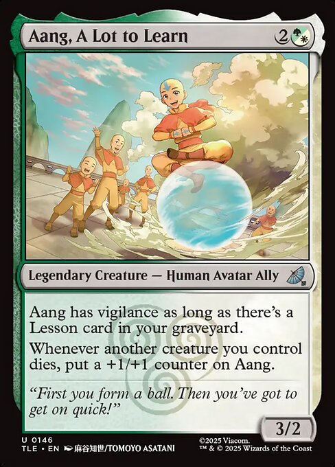 Aang, A Lot to Learn - TLE - 146