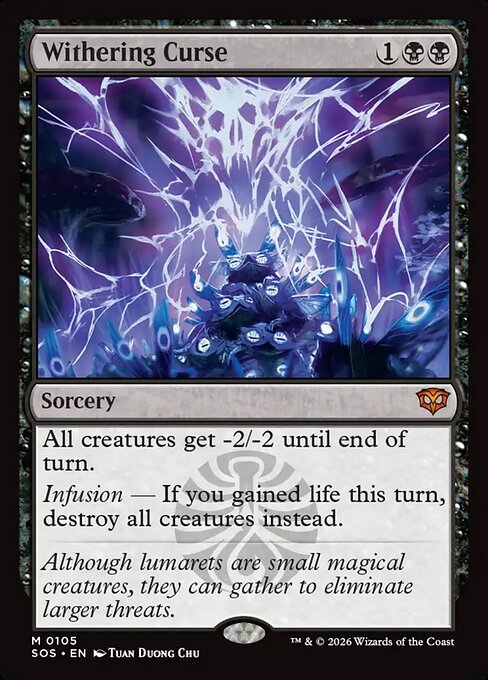 Withering Curse (Foil) - SOS - 105