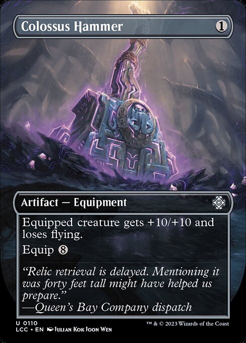 Colossus Hammer (Borderless) (Foil) - LCC - 110