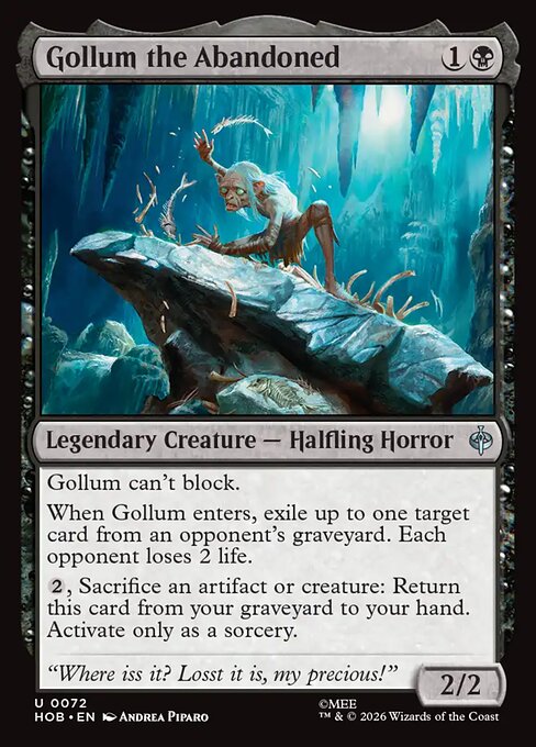 Gollum the Abandoned (Foil) - HOB - 72