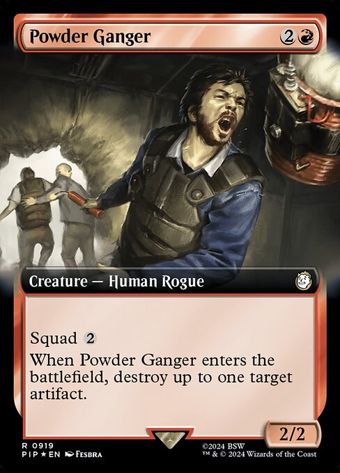 Powder Ganger (Extended Art) (Surge Foil) - PIP - 919