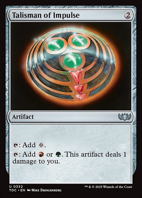 Talisman of Impulse - TDC - 332