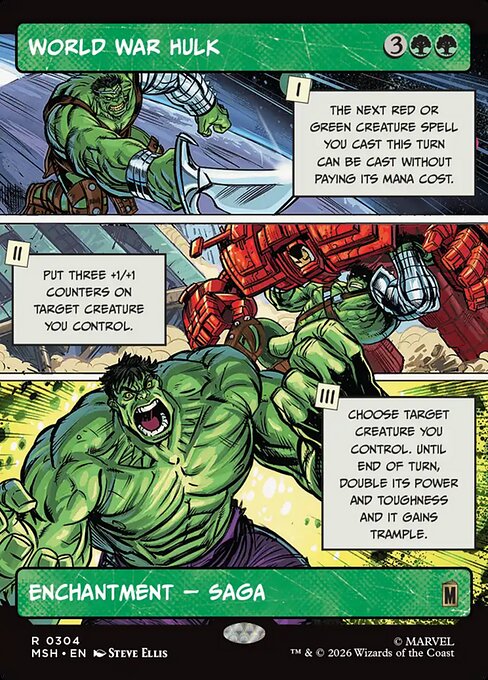 World War Hulk (Borderless) - MSH - 304
