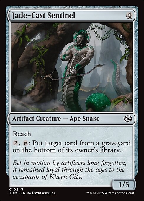 Jade-Cast Sentinel (Foil) - TDM - 243