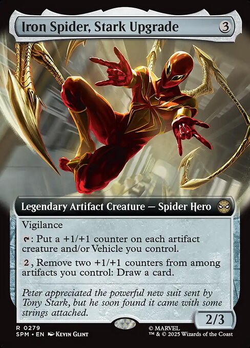 Iron Spider, Stark Upgrade (Extended Art) - SPM - 279