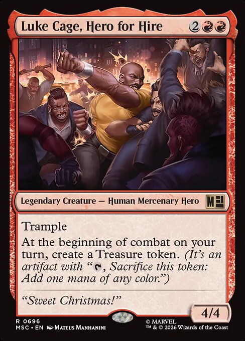 Luke Cage, Hero for Hire (Foil) - MSC - 696