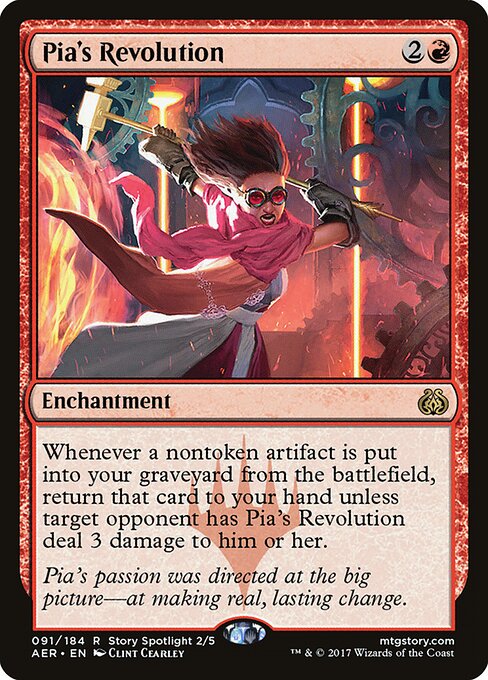 Pia's Revolution (Foil) - AER - 91