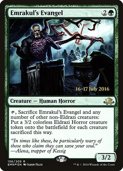 Emrakul's Evangel (Foil) - PEMN - 156s