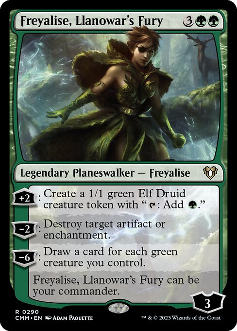 Freyalise, Llanowar's Fury - CMM - 290