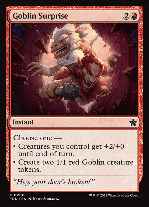 Goblin Surprise (Foil) - FDN - 200